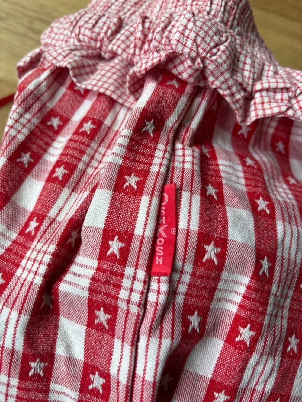 80’s OshKosh plaid Americana linen blend shorts girls 6x